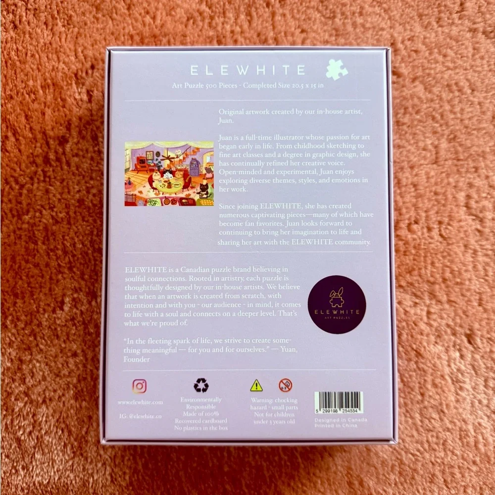Elewhite Meow Moments 500 piece Puzzle - Picture 3 of 5